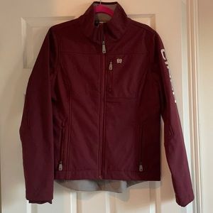 CINCH Burgundy Bonded Soft Shell Jacket